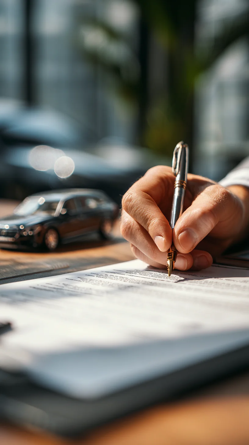 Семья в автомобиле с автостраховкой в США